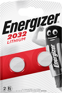 Batterijen knoopcel CR2032, 2 stuks