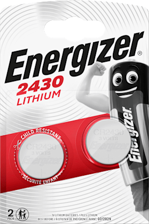 Batterijen knoopcel CR2430, 2 stuks