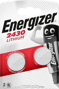 Batterijen knoopcel CR2430, 2 stuks