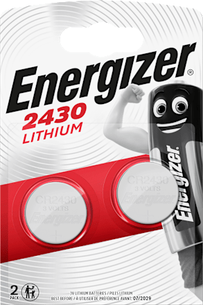 Batterijen knoopcel CR2430, 2 stuks