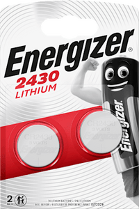Batterijen knoopcel CR2430, 2 stuks