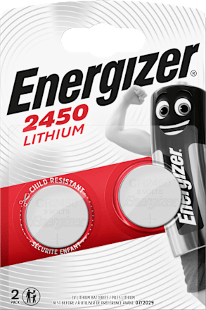 Batterijen knoopcel CR2450, 2 stuks