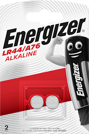 Knoopcelbatterijen LR44, 2 stuks