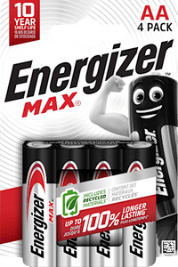 Batterijen Max AA, 4 stuks