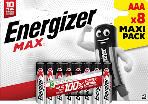 Batterien Max AAA, 8 St