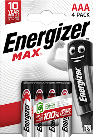 Batterijen Max AAA, 4 stuks