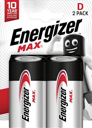 Batterijen Max D, 2 stuks