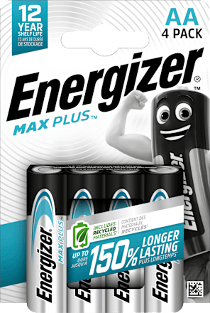Batterijen Max Plus AA, 4 stuks