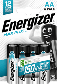 Batterijen Max Plus AA, 4 stuks