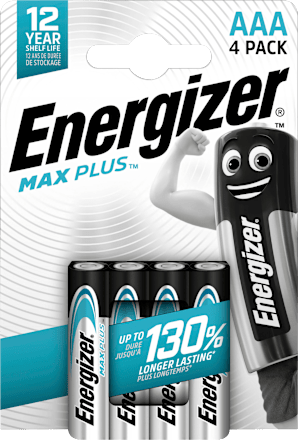 Batterijen Max Plus AAA, 4 stuks