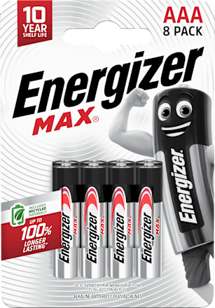 Energizer Max AAA, 8 St