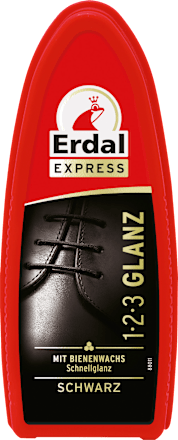 Schoenpoets spons Express 1-2-3 glans zwart, 1 stuk