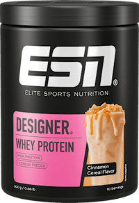 Whey Proteinpulver Designer, Cinnamon Cereal Geschmack, 300 g