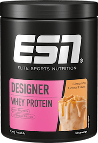 Whey Proteinpulver Designer, Cinnamon Cereal Geschmack, 300 g