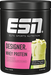 Whey Proteinpulver Designer, White Choco Pistaccio Geschmack, 300 g