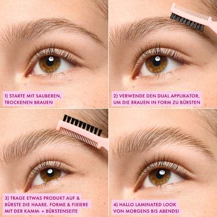 Augenbrauengel Brow Lift & Freeze glue 06 Black Brown, 7 ml