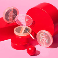 Augenbrauenpuder Duo Set 02, 1,8 g