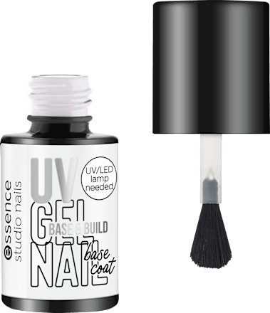 Base Coat Studio Nails UV Gel Nail Base & Build Base Coat 02 Milky White, 5 ml