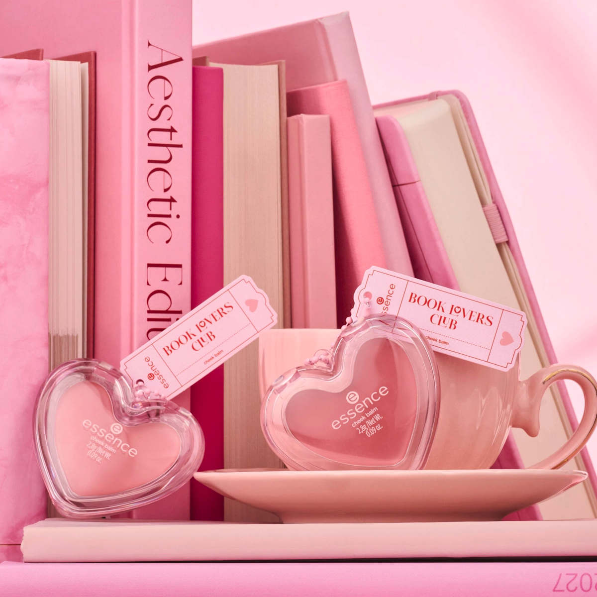 essence Blush Book Lovers Club Baume pour les joues 01 Chapter: Pink Poetry, 2,8 g