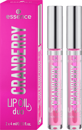 Geschenkset Lippenöl Duo Cranberry 2tlg, 4 ml