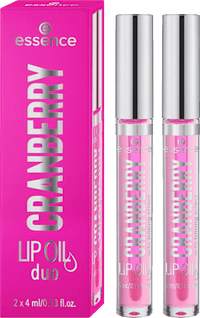 Geschenkset Lippenöl Duo Cranberry 2tlg, 4 ml