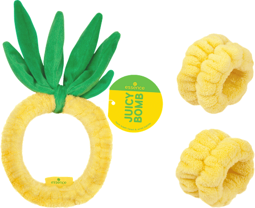 Haarband &amp; polsbandjes Juicy Bomb Party 01 Pineapple Party, 1 st.