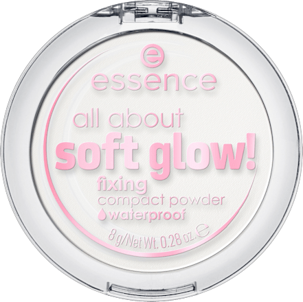 Kompaktpuder All About Soft Glow! Fixing Waterproof, 8 g