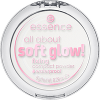 Kompaktpuder All About Soft Glow! Fixing Waterproof, 8 g