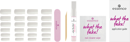 Kunstnagelsset What The Fake! 04 Bare White, 1 st.