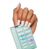 Künstliche Nägel Set  What The Fake! 04 Bare White, 1 St