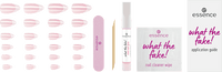 Künstliche Nägel What The Fake! Press-On Nails Manicure Set 05 French Chrome, 28 St