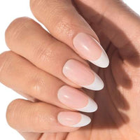 Künstliche Nägel What The Fake! Press & Go 01 French Nails, 12 St