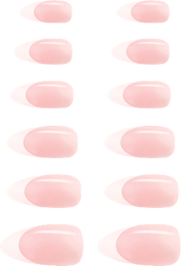 Künstliche Nägel What The Fake! Press & Go 01 French Nails, 12 St