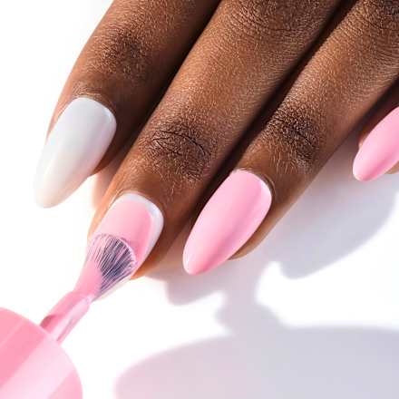 Künstliche Nägel What The Fake! Press & Go 02 Bare White, 12 St
