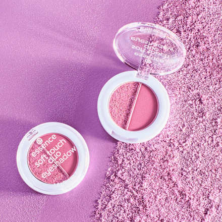 Lidschatten Soft Touch Duo 02 Berry Crush, 1,8 g essence