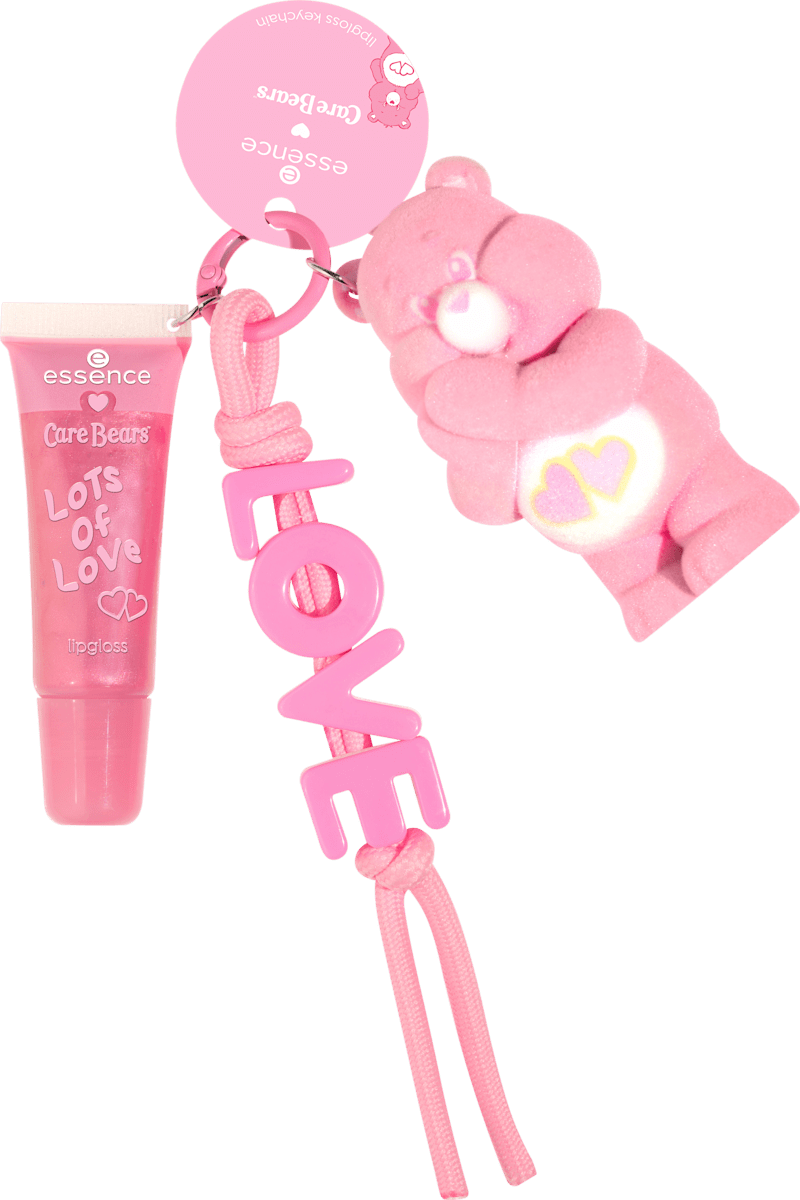 essence Lipgloss Care Bears Keychain 02 Lots Of Love, 9,5 ml