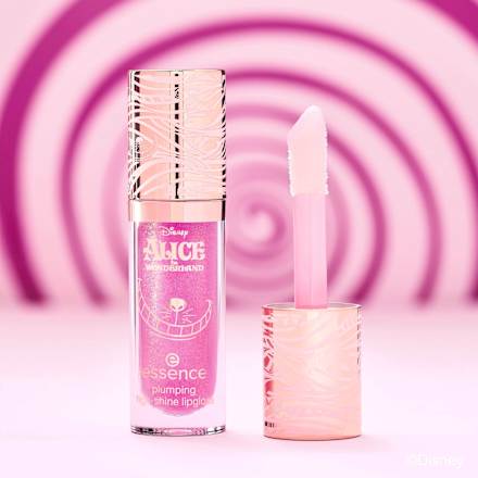 Lipgloss Disney Alice In Wonderland Plumping High-Shine 01 Wear A Smile, 4 ml essence