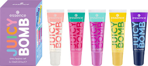 Lipgloss Juicy Bomb Set 5tlg 02 Sweet & Glossy!, 1 St essence
