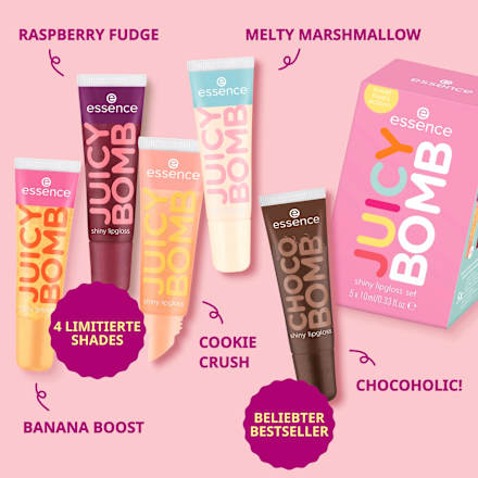 Lipgloss Juicy Bomb Set Sweet Treats Edition 5tlg 04 Sugar Coated, 1 St
