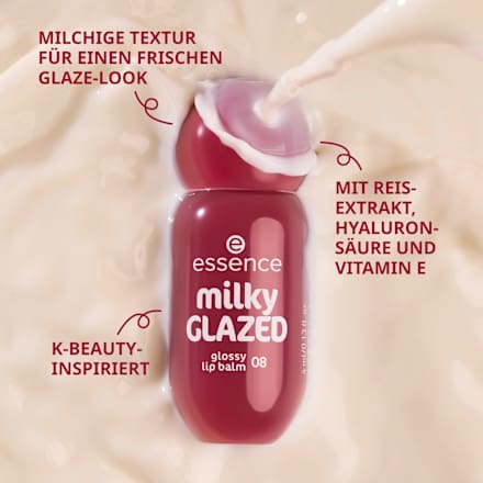 Lipgloss Milky Glazed Glossy 03 Cream Of The Crop, 4 ml