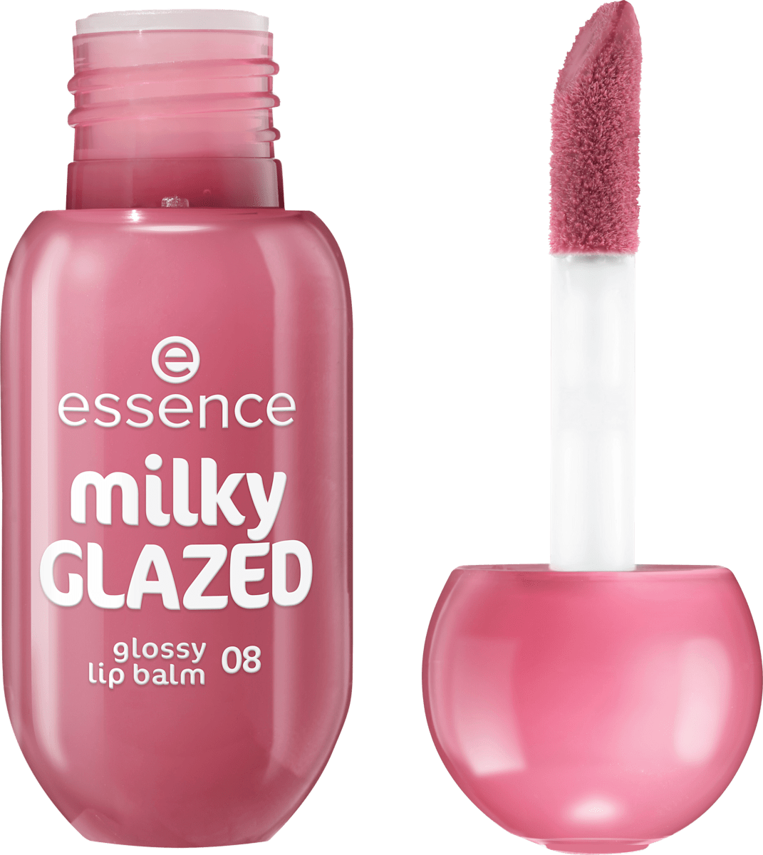 essence Lipgloss Milky Glazed Glossy 08 Bubble Milk Tea, 4 ml