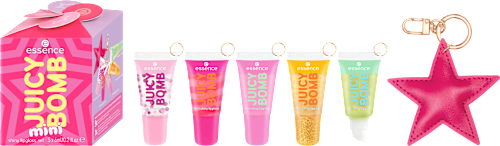 Lipgloss Mini Juicy Bomb Set 5tlg Holiday Happiness, 1 St