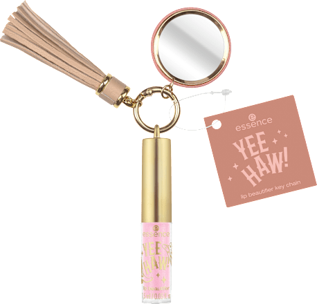 Lipgloss mit Schlüsselanhänger Yee Haw! 01 Boots On, Carry On! Boots, Hat, Go!, 1,5 ml essence