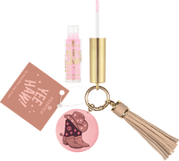 Lipgloss mit Schlüsselanhänger Yee Haw! 01 Boots On, Carry On! Boots, Hat, Go!, 1,5 ml essence