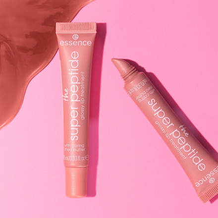 Lipgloss Set The Super Peptide Glossy Lip Treatment + Pouch 2tlg, 1 St