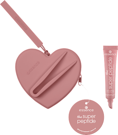Lipgloss Set The Super Peptide Glossy Lip Treatment + Pouch 2tlg, 1 St