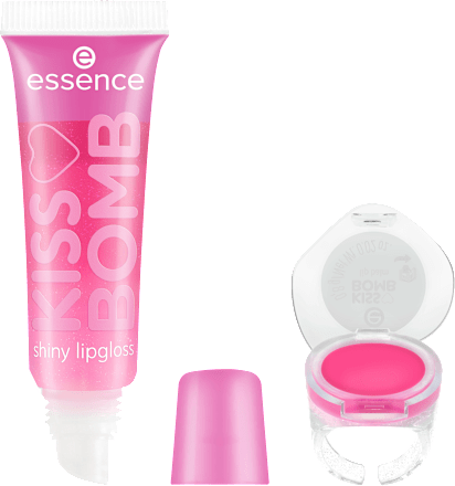 Lipgloss & Balm Kiss Bomb Shiny Set 01 Strawberry Sweetie, 1 St