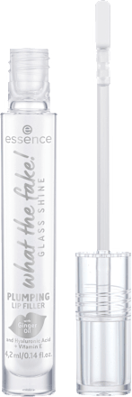 Lipgloss What The Fake! Glass Shine Plumping Lip Filler 01 Oh So Glassy, 4,2 ml essence