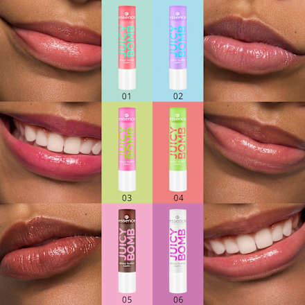 Lippenbalsam Juicy Bomb Glossy 01 One In A Melon, 2,5 g essence