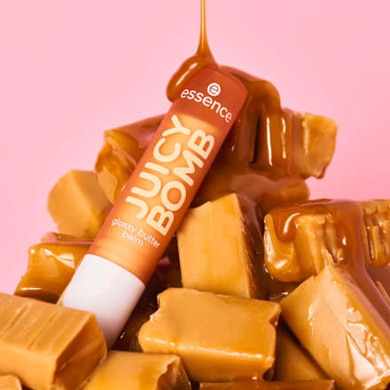 Lippenbalsam Juicy Bomb Glossy Butter Balm 07 Caramelt My Heart, 2,5 g